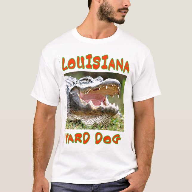 T-SHIRT CHIEN DE YARD DE LOUSIANA (Devant)