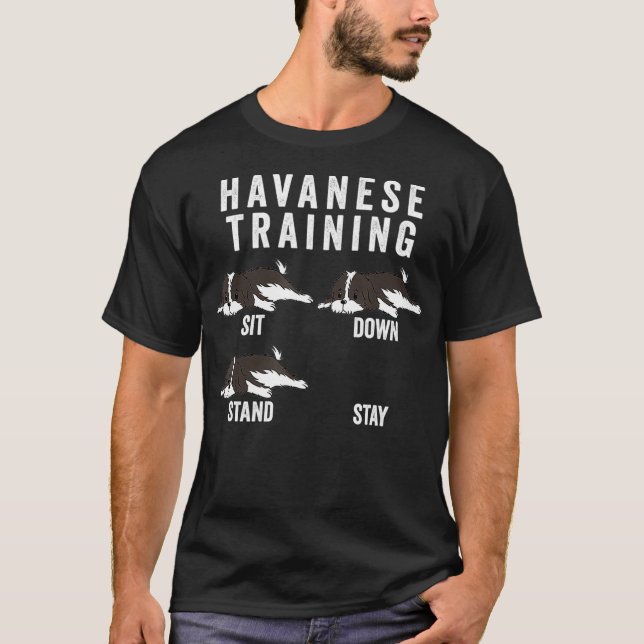 T-shirt Chien d'entraînement Havanais (Devant)