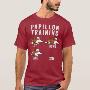 T-shirt Chien d'entraînement Papillon