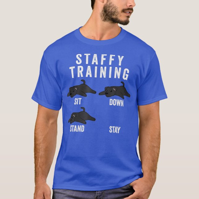 T-shirt Chien d'entraînement Staffordshire Bull Terrier (Devant)