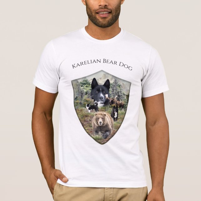 T-shirt Chien d'ours karélien (Devant)