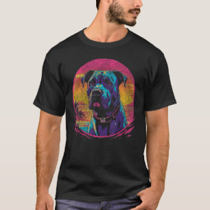 T-shirt Chien drôle American Pit Bull Terrier Vintage Retr