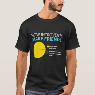 T-shirt Chien drôle de graphique circulaire de l'Extrover