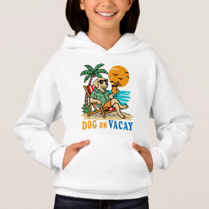 T-shirt Chien Drôle en Vacances Été Mignon