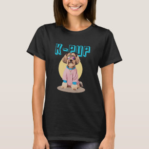 T-shirt Chien drôle K-Pup amateur de musique coréenne K-Po