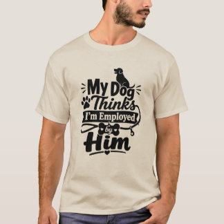 T-shirt Chien Drôle Patron Graphique Humour Amoureux Des A