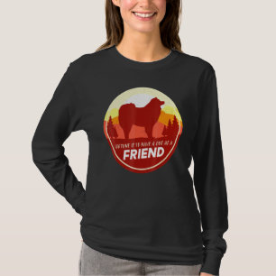 T-shirt Chien Eskimo américain Spitz Cloud