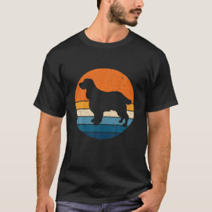 T-shirt Chien espagnol Springer anglais, coucher de soleil