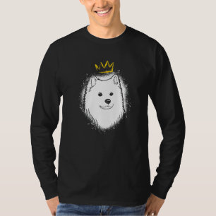 T-shirt Chien esquimau américain avec couronne
