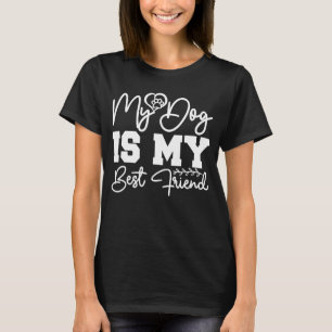 T-shirt chien est mon meilleur ami animal graphique