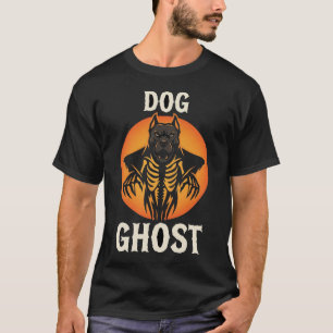 T-shirt Chien Fantôme Halloween Horreur Vecteur