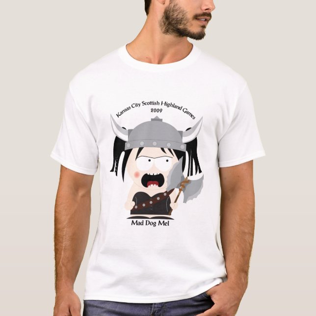 T-shirt Chien fou Mel (Devant)