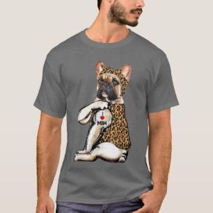 T-shirt Chien Français Amateurs de Bulldog I Love Maman Ta