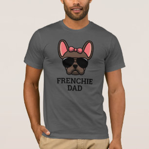T-shirt Chien français Brown Chien français Frenchie Papa