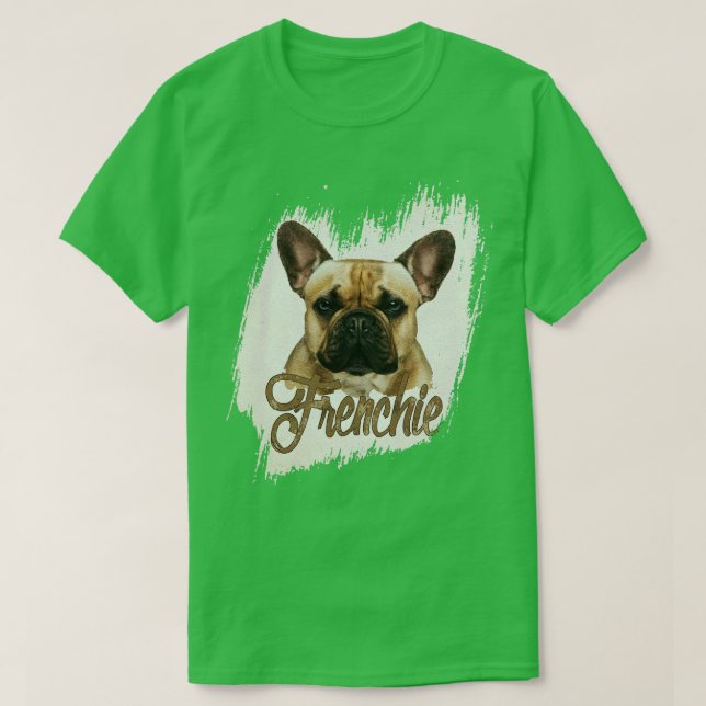 T-shirt Chien français de Bulldog (Design devant)