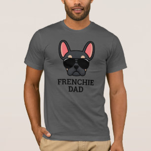 T-shirt Chien Français Français Chien Français Tan Noir T-