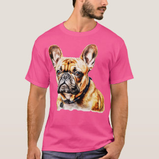 T-shirt Chien français mignon