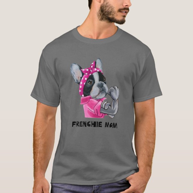 T-shirt Chien français mignon Chien Français Chien Frenchi (Devant)