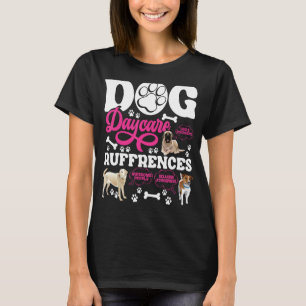 T-shirt Chien Garderie à l'extérieur Jouer Équipement Chie