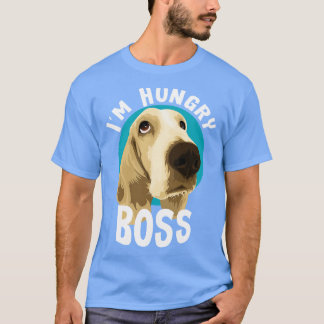 T-shirt Chien Golden Retriever Im Hungry Boss