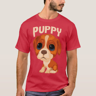 T-shirt Chien Golden Retriever Puppy