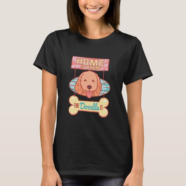 T-shirt Chien Goldendoodle (Devant)