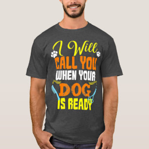 T-shirt Chien Groomer Cadeau Animaux de compagnie Chien Gr