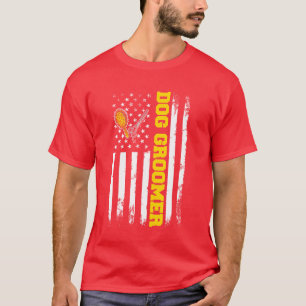 T-shirt Chien Groomer Chien Grooming Chien Maman American