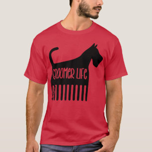 T-shirt Chien Groomer Grooming Animaux de compagnie Chiot