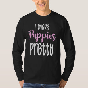 T-shirt Chien Groomer Vie Animaux Chat Chiens Grooming Gro