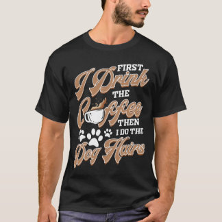 T-shirt Chien Grooming Café Chien Groomer amis cadeau
