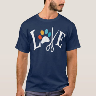 T-shirt Chien Grooming Looming Chiens Animaux de puéricult