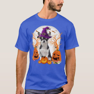 T-shirt Chien Halloween Chihuahua Chien Citrouille Jack O