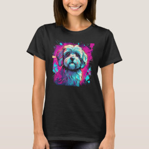 T-shirt Chien Havanais Bolonka Shih Tzu Lhasa Apso Chien 8