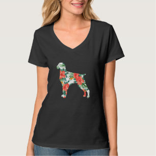 T-shirt Chien hawaïen Brittany Aloha