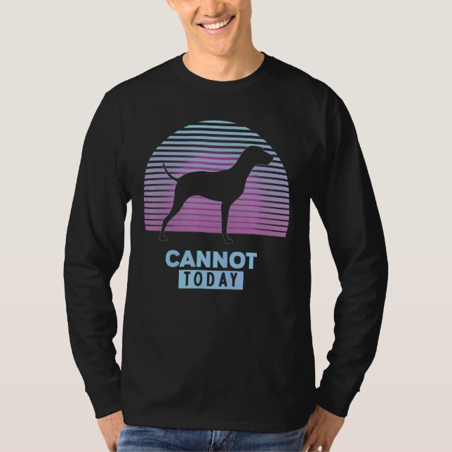 T-shirt Chien hongrois Vizsla Retro 1 (Devant)