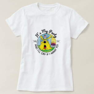 T-shirt Chien HUH ! Équipe d'anniversaire