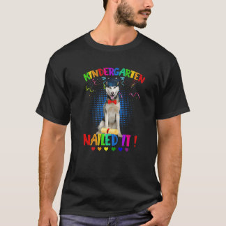 T-shirt Chien Husky Drôle Promotion 22 de la Maternelle