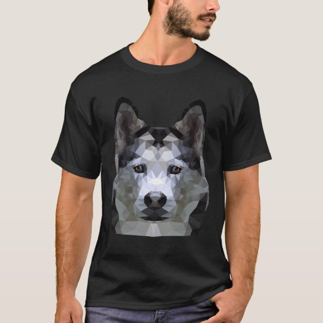 T-shirt Chien Husky Sibérien Alaskan (Devant)
