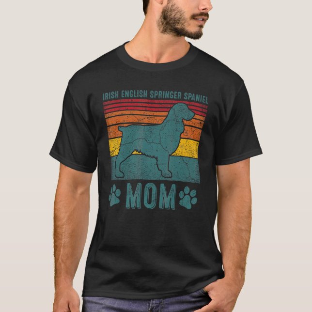 T-shirt Chien Irlandais Springer espagnol maman (Devant)