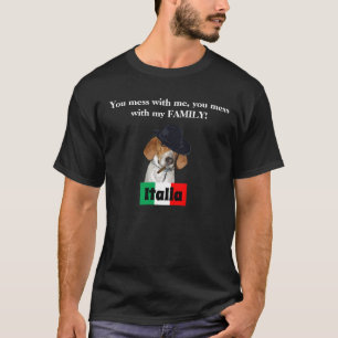 T-shirt Chien italien drôle de Charley de truand