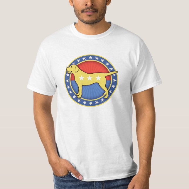 T-shirt Chien jaune (Devant)