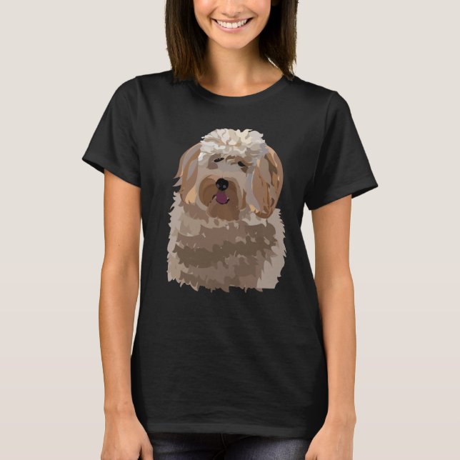 T-shirt Chien Labradoodle animal (Devant)