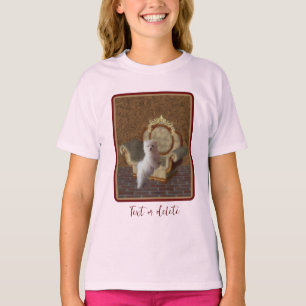 T-shirt Chien Maltais Sur Chaise Chien Art Personnalisé