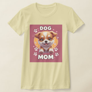 T-shirt Chien Maman Amour - Adorable Art Chiot