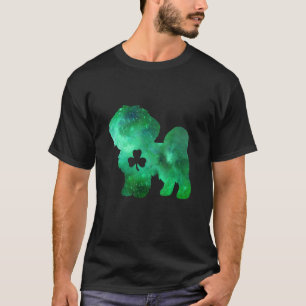 T-shirt Chien Maman Chien St Patrick's Day Chih Poo Chien