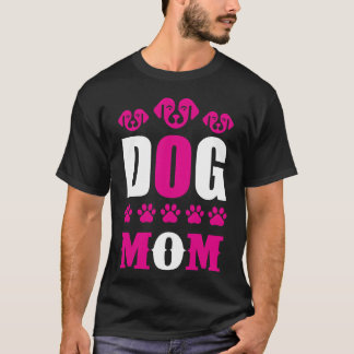 T-shirt Chien maman chiens amant amis garçon