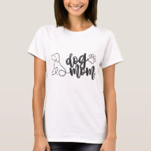 Chien Maman Ligne Design d'art | Amoureux des chie