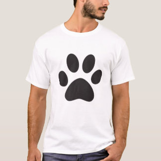 T-shirt Chien Maman Papa Chiot Aimer Chiens Empreinte de p