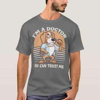 T-shirt Chien médecin sauveteur animal drôle vétérinaire